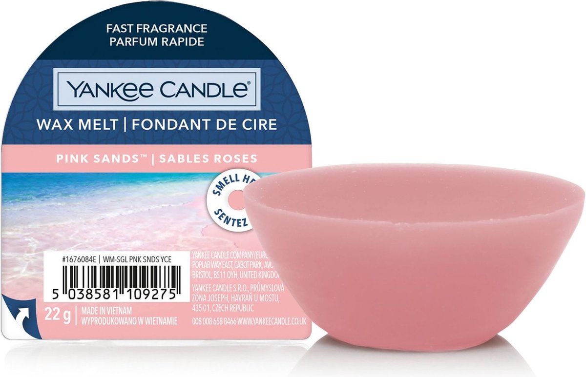 Yankee Candle Pink Sands - Wax Melt - 8 branduren Roze