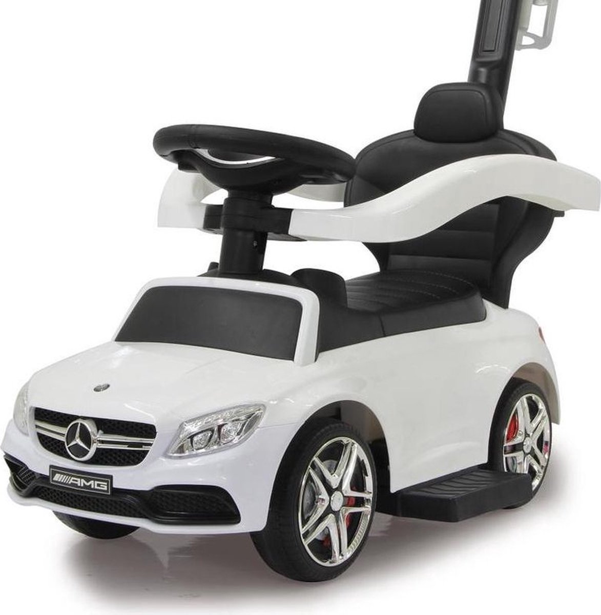 Mercedes Benz Pousse-pied Voiture enfant blanc