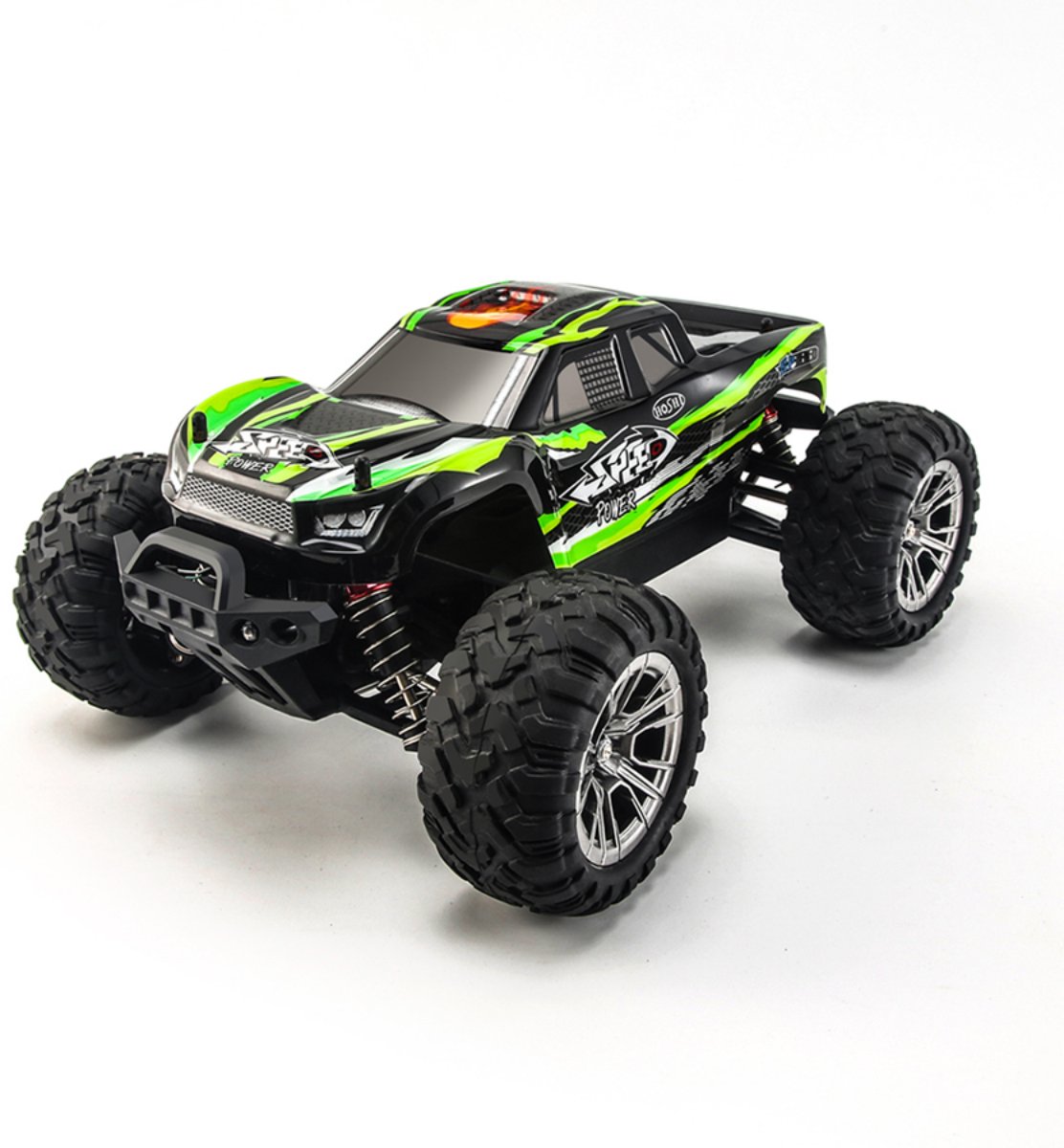 Trendtrading Power Car  Bestuurbare Auto - 36 Km/u RC Auto - 4x4 aandrijving - Groen — afbeelding 9