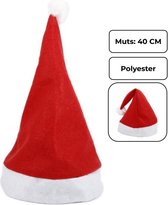 PD® - Kerstmuts voor volwassenen - kerst - 40 cm - Rood