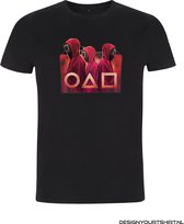 T-shirt | Squid Game Soldiers - M, Heren