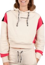 Superdry Train Core Trui - Vrouwen - crème - roze - zwart