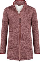 Life-Line Meagan Dames Fleece Vest - Bordeaux Melange - 42