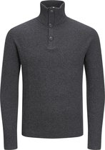 JACK&JONES PREMIUM JPRBLAPERFECT KNIT HIGH NECK  BUTTON Heren Trui - Maat L