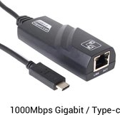 USB-C 3.0 naar RJ45 Ethernet - Gigabit LAN Internet Adapter - Converter - Hoge Snelheid - Macbook - Samsung - Lenovo - Chromebook en meer - Laptop