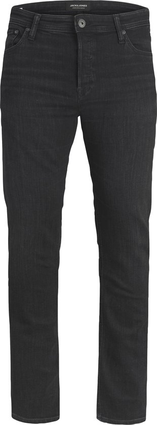 JACK & JONES Heren Relaxed Fit Jeans Plus Size JJICHRIS JJORIGNIAL MF 912 PLS Relaxed Fit Jeans, zwart denim, 44W / 30L