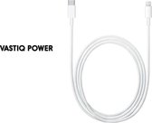 Vastiq Power™ - USB-C vers Lightning - 1 mètre Wit - Convient pour Apple iPhone 13/12 - Apple iPad - USB-C vers Lightning | iPhone 13/12/11/X/iPad/13/12 Pro Max/ iPhone 13/12 Pro