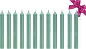 Luxe Dinerkaarsen 12 Stuks - Jade Groen Kaarsen set - Kaarsen 19,5cm - Giftset - Paraffine Kaarsen - Cadeau - Cadeau voor vrouw - Dinerkaars