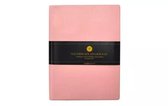 Notitieboek A6 lijn pastel roze 192 pagina's 80 grams houtvrij charmois papier gelijnd