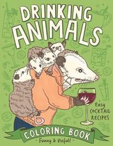 Drinking Animals Coloring Book