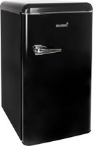 MaxxHome Retro koelkast - Tafelmodel koelkast - Incl. vriesvak - 90L - Zwart