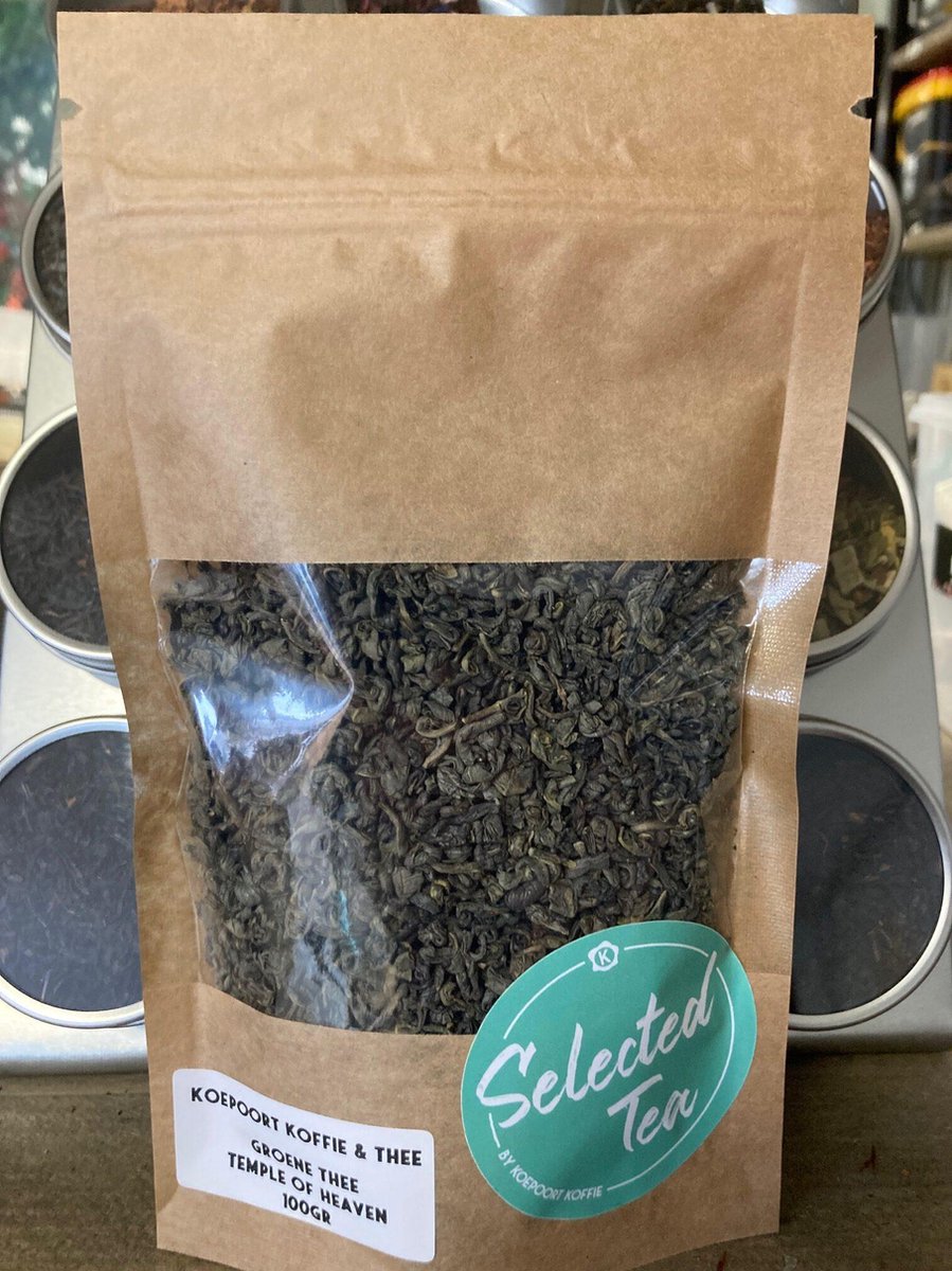 Koepoort Koffie Selected Tea - Groene losse thee - Original China Gunpowder "Temple of Heaven" - 100 Gram Stazak