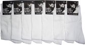 Manouxx - Merkloos 5 Paar Antitranspiratie Sokken 100% Katoen Maat 39/42 Kleur Wit Multipack Unisex Sokken 39/42 - Sokken Dames - Sokken Heren