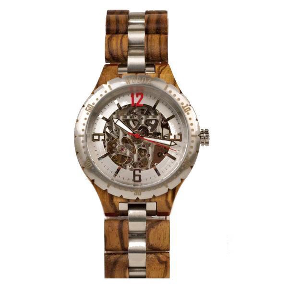 Houten horloge heren | automatisch uurwerk Miyota |Woodzstyle®