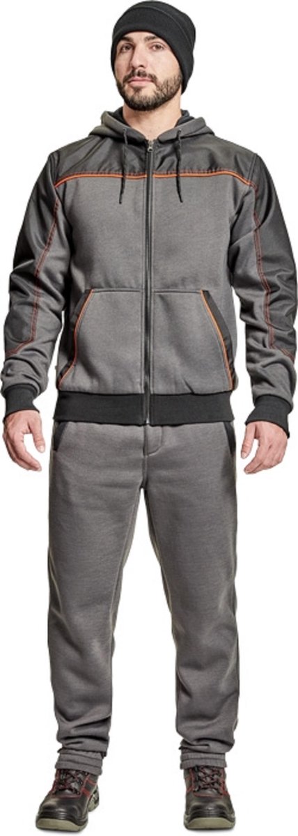 Cerva Cremorne Hooded vest grijs maat 3XL