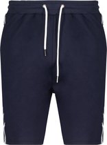 DEELUXE Joggershort met gezeefdrukte strepen.KYGO Navy