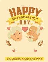 Happy Grandparents Day coloring book for kids