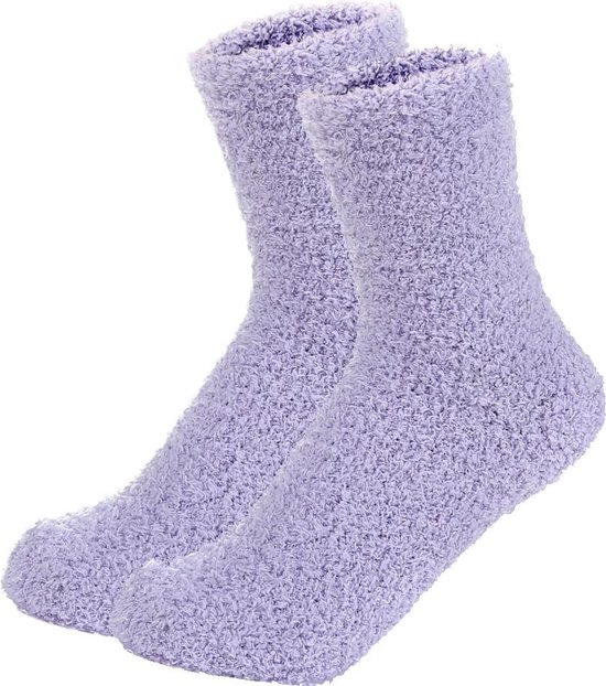 Fluffy sokken dames