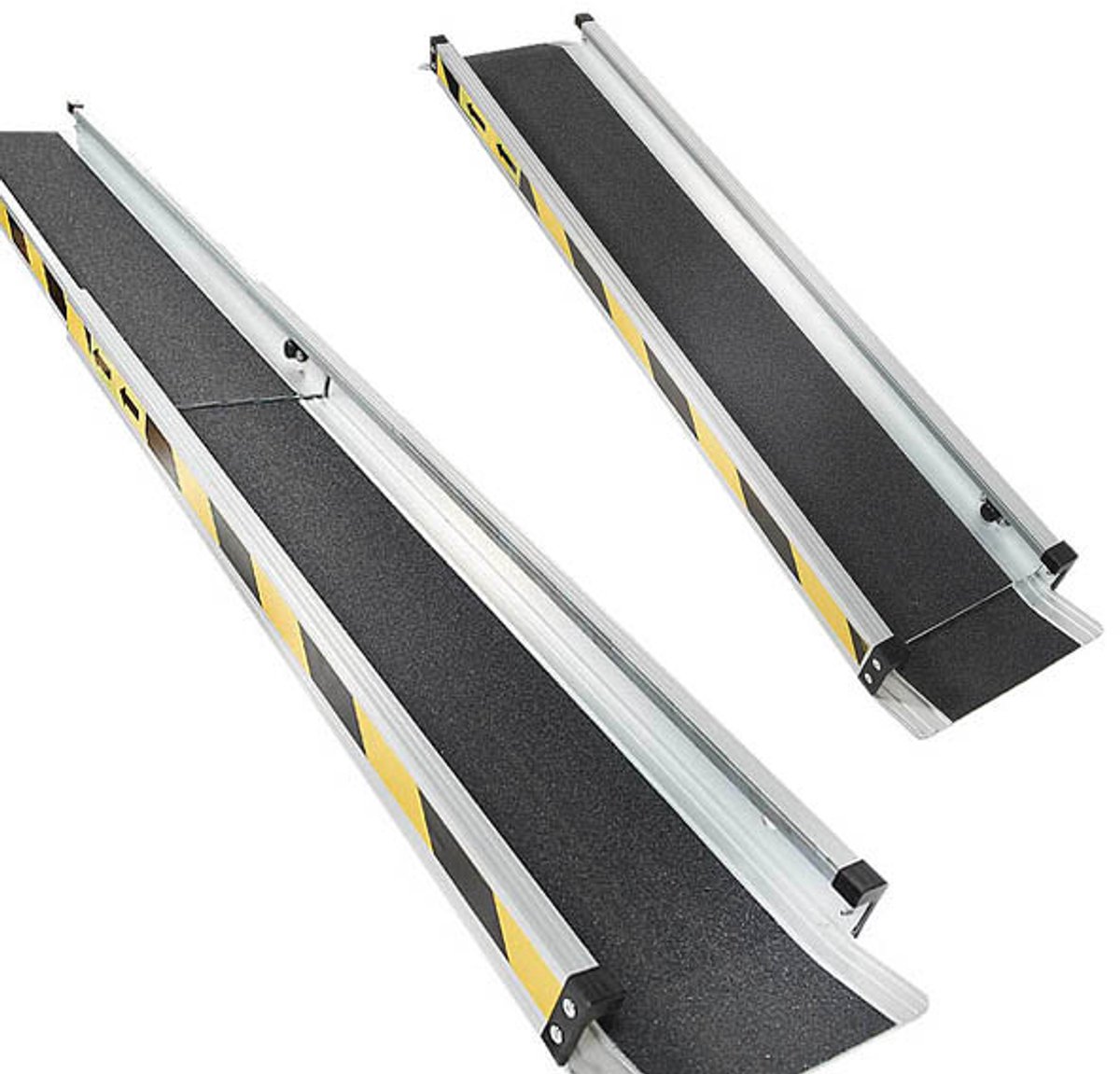Goedkoopste Datona® - Aluminium oprijplaat uitschuifbaar - 150 cm (2 stuks