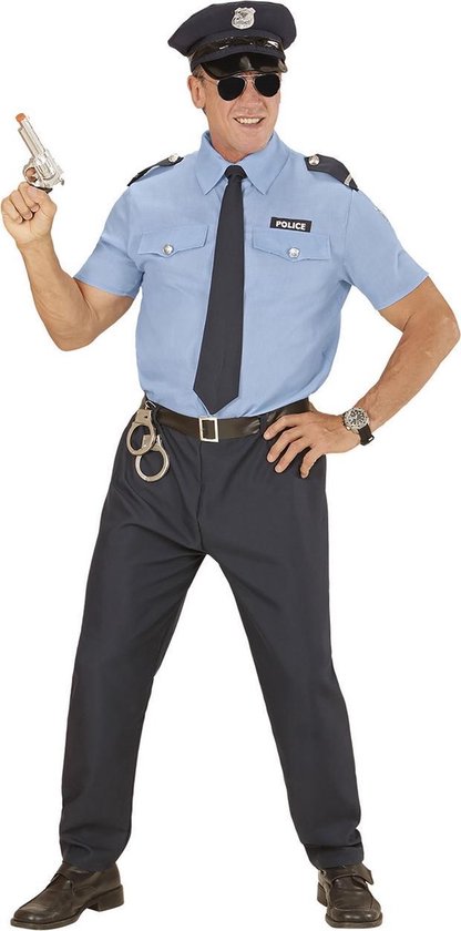 Overeenkomstig Trots Specialiseren Widmann - Politie & Detective Kostuum - Blauw Realistische Politie - Man -  blauw,zwart... | bol.com
