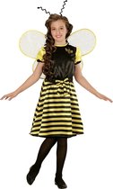 Bij & Wesp Kostuum | Cute Bijtje | Meisje | Maat 158 | Carnaval kostuum | Verkleedkleding