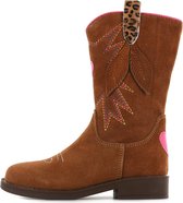 Cowboylaarzen | Meisjes | Cognac | Leer | Shoesme | Maat 33