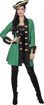 Musketier Kostuum | Groene Garde Vrouw | Maat 36 | Carnaval kostuum | Verkleedkleding