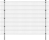 Everest Dubbelstaafmatten en palen 2008x1630 mm 2 m zilverkleurig