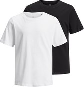 JACK&JONES JUNIOR JJEORGANIC BASIC TEE SS O-NECK 2PK JNR Jongens T-shirt - Maat 128