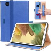 Luxe stand flip sleepcover hoes - Samsung Galaxy Tab A7 Lite - Blauw