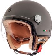 Helmo Milano Vapiensiero Jethelm - Motorhelm & Scooterhelm -  Matt Anthracite