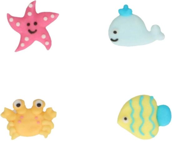 FunCakes - Décoration en sucre - Sea life - Set/8