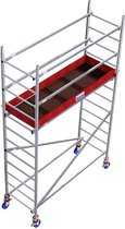 Krause ProTec aluminium rolsteiger, werkhoogte ca. 4.30m