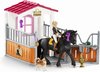 foto van Schleich Horse Club Speelfigurenset - Paardenstal met Horse Club Tori & Princess - Kinderspeelgoed voor Jongens en Meisjes - 5 tot 12 jaar - 14 Onderdelen - 42437
