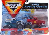 monstertruck Grave Digger 1:64 staal 2 stuks