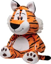 knuffeltijger ZooFriends 25 cm polyester oranje