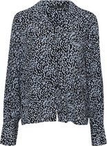 VERO MODA VMTANIA LS SHIRT WVN Black Dames Blouse - Maat L