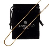 Tesoro Mio Michel – TMM Basics – Slang Ketting – Goud Verguld Edelstaal – 60 cm