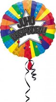 folieballon Juhu Bestanden 43 cm regenboog
