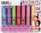 lipgloss set  glitter en geur junior 7-delig