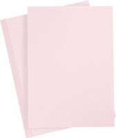 karton 21 x 29,7 cm 10 stuks pastel lichtroze