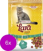 Lara Adult Indoor Kip&Eend - Kattenvoer - 6 x 350 g