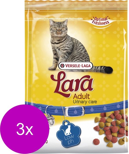 Lara Adult Urinary Care Kip - Kattenvoer - 3 x 2 kg