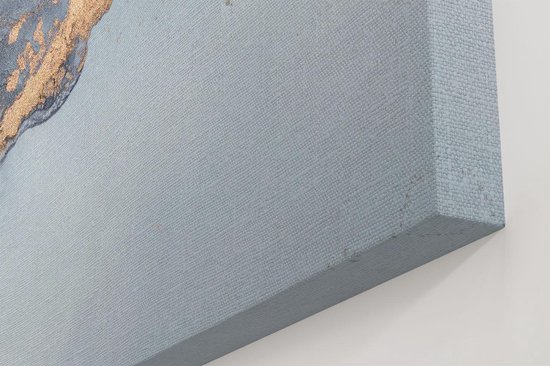 Artaza - Peinture sur toile - Art abstrait en marbre Grijs - 100x50 - Groot - Photo sur toile - Impression sur toile