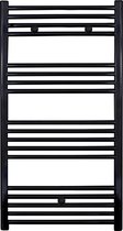 Bally Handdoekradiator Zijaansluiting 1100x600mm 558 Watt Zwart