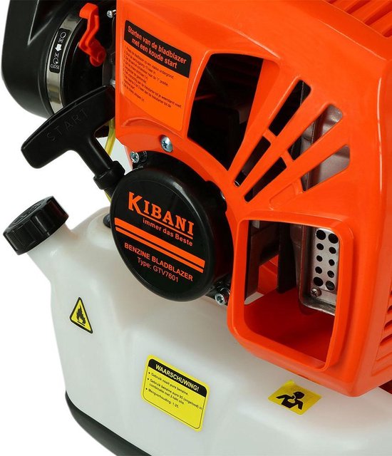 Kibani Bladblazer Benzine 75.6 cc / 5 pk - Incl. 2T Olie - Luchtsnelheid 332 km/h - 3700W - Ruggedrager - Bladblazers van Kibani — afbeelding 5