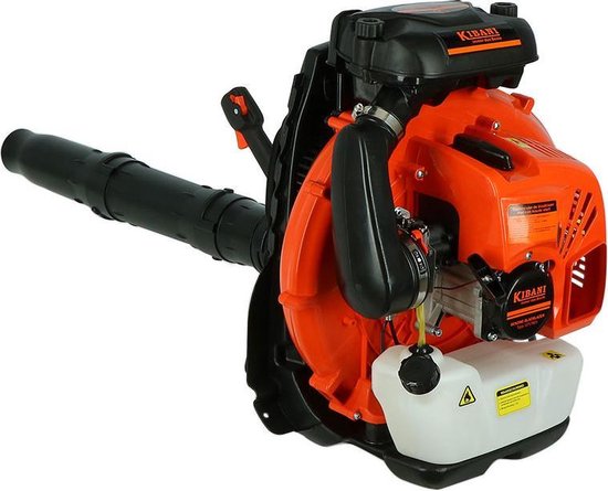 Kibani Bladblazer Benzine 75.6 cc / 5 pk - Incl. 2T Olie - Luchtsnelheid 332 km/h - 3700W - Ruggedrager - Bladblazers van Kibani — afbeelding 3