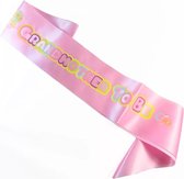 Babyshower sjerp roze Grandmother to Be roze met pastelkleuren - babyshower - genderreveal - geboorte - kraamfeest - sjerp