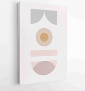 Canvas schilderij - Abstract organic shape Art design for poster, print, cover, wallpaper, Minimal and natural wall art. Vector illustration. 2 -    – 1834428190 - 80*60 Vertical