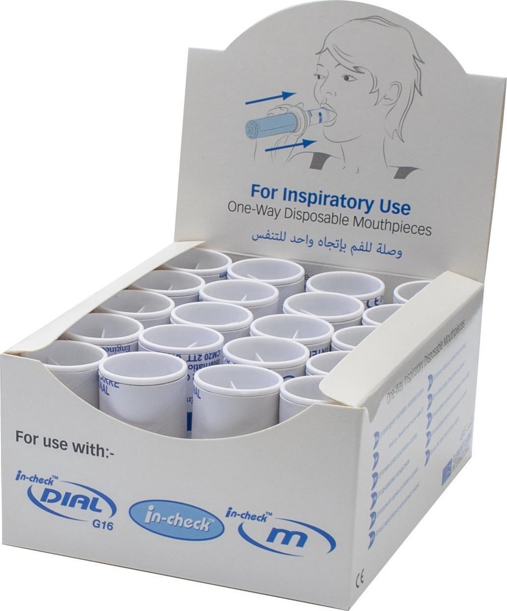 Clement Clarke In-check DIAL G16 1 weg wegwerp disposable mondstukken ...